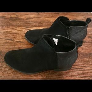 Toms Deia Fashion Boot Black Suede
